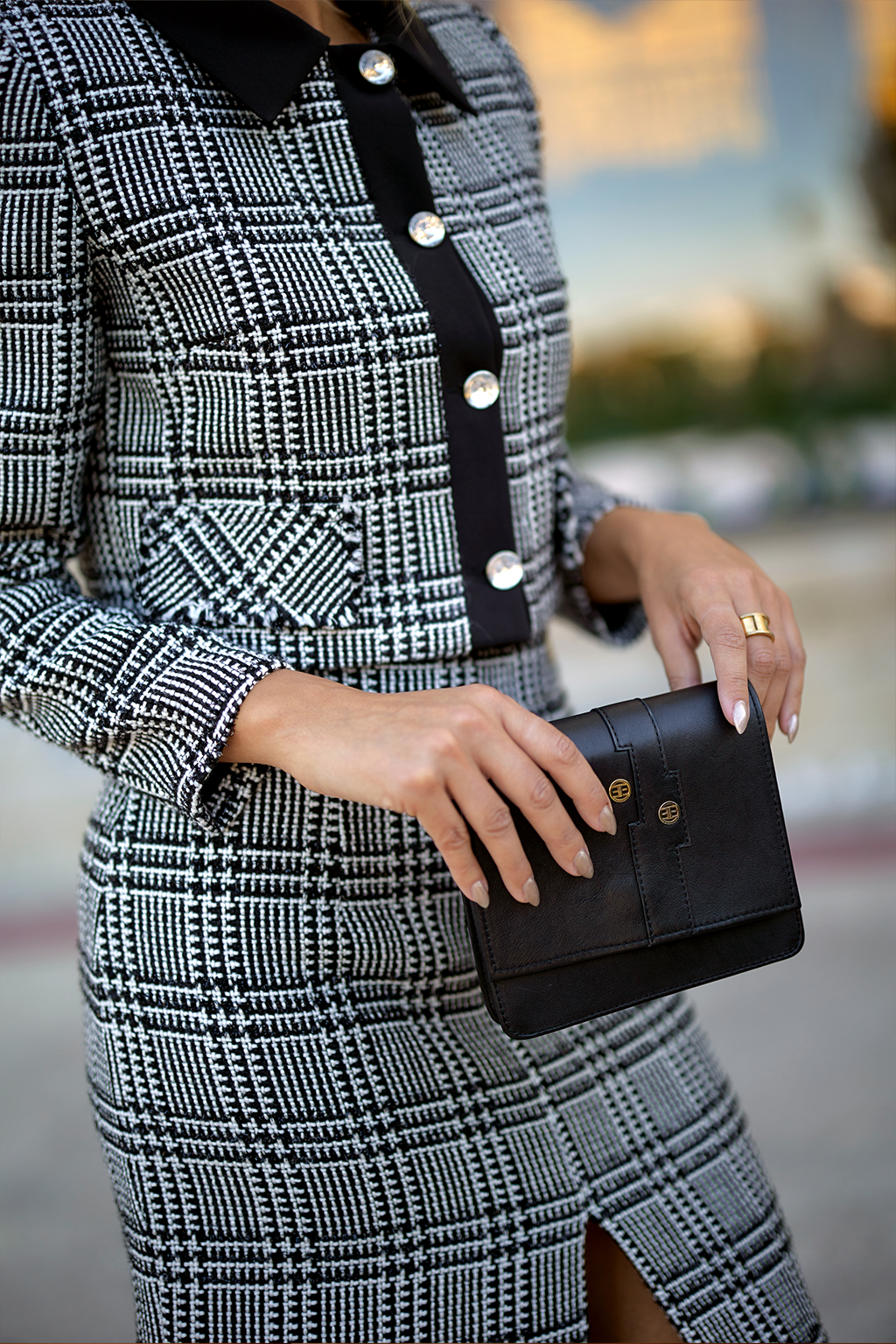 Saia Lápis Chanel Signature