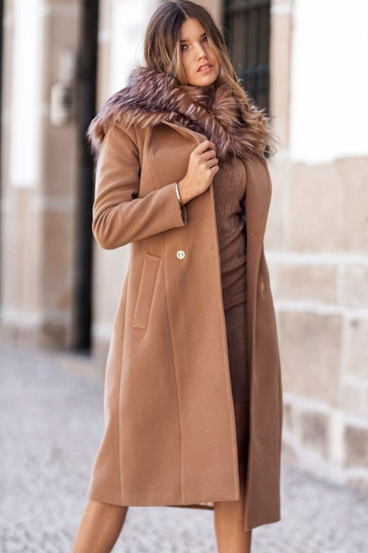 Casaco Comprido Brown 3D Signature