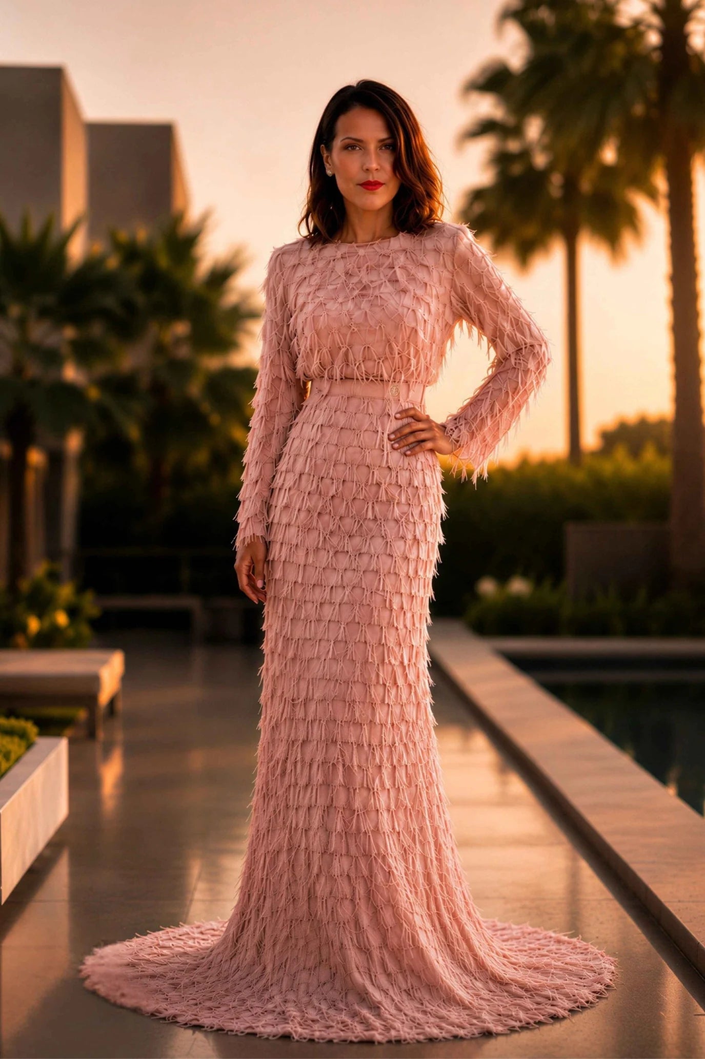IDENTITY FRINGE DRESS