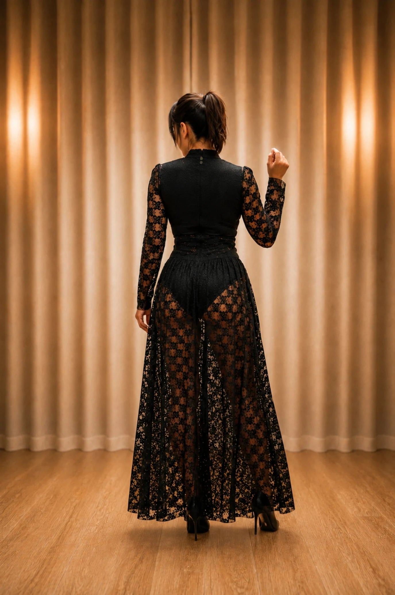 IDENTITY LACE GOWN