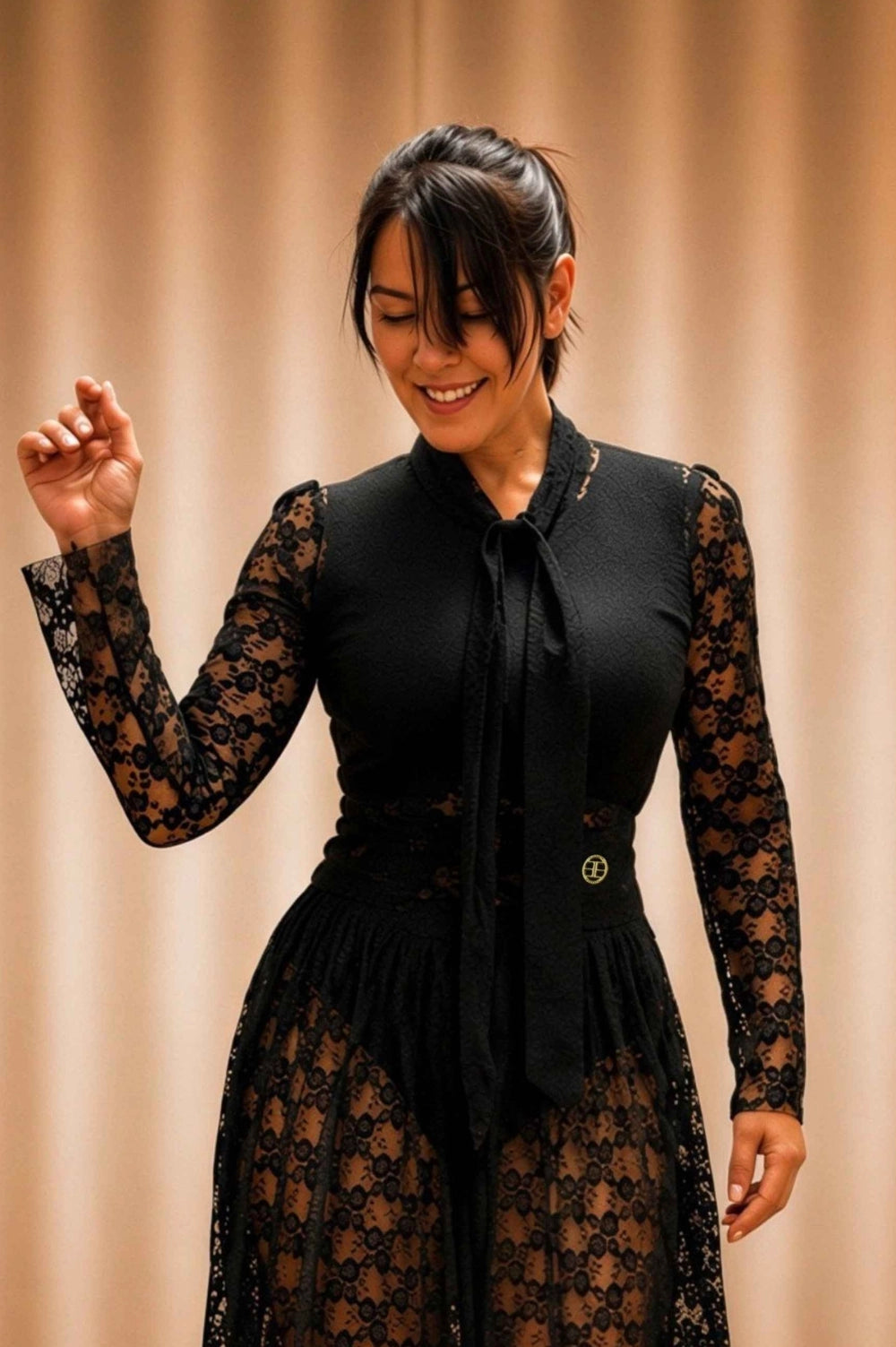 IDENTITY LACE GOWN